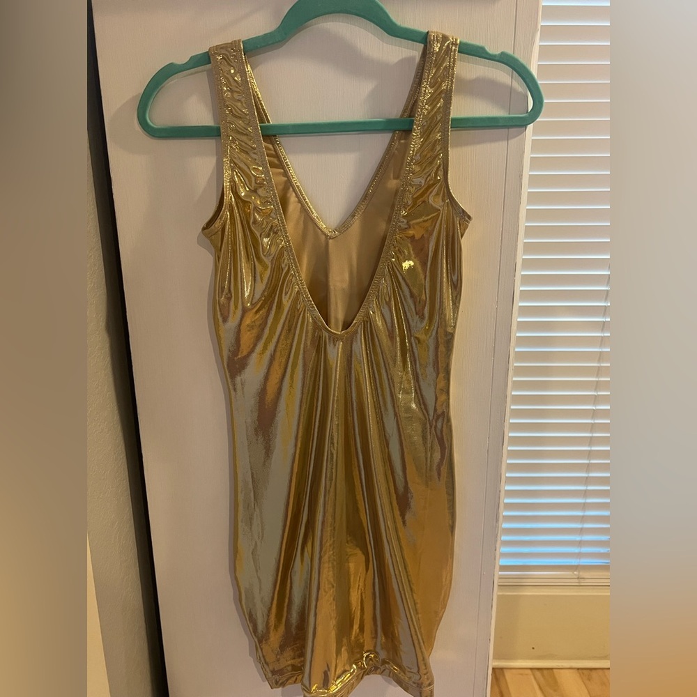 Solid & Striped Liquid Ruched Front Mini Dress Xs… - image 3